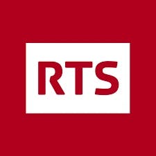 Logo of the radio station 'RTS'